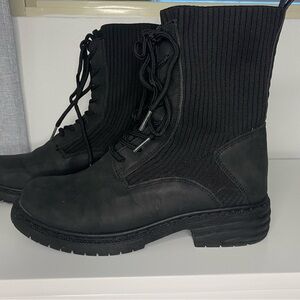 Ankle black boots